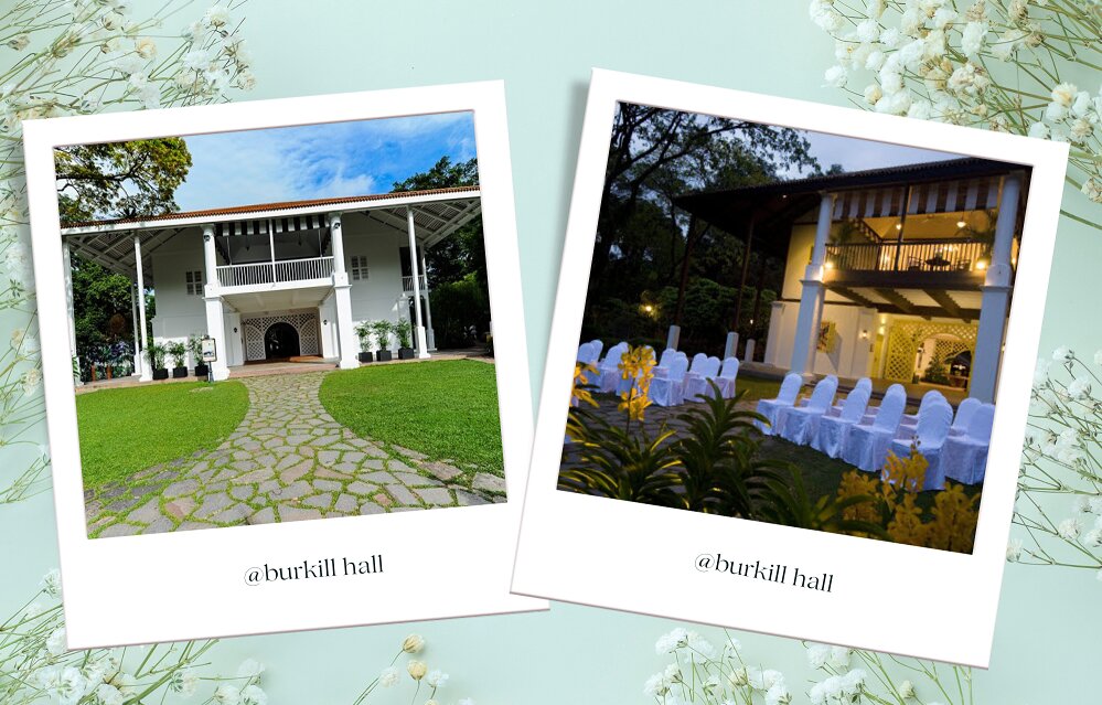 Minimalist weddings at Bukill Hall in Singapore Botanic Gardens