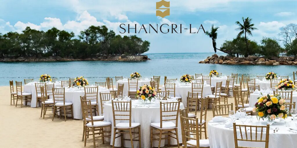 Shangri-La's Rasa Shore Stunning Outdoor Wedding site