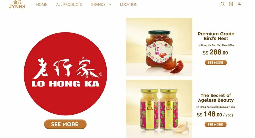 Lo Hong Ka manufacturer of bird's nest concentrates is acquired by JYY Group and retails at JYNNS outlets