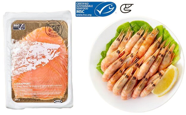 ASC and MSC certified seafood at IKEA Singapore